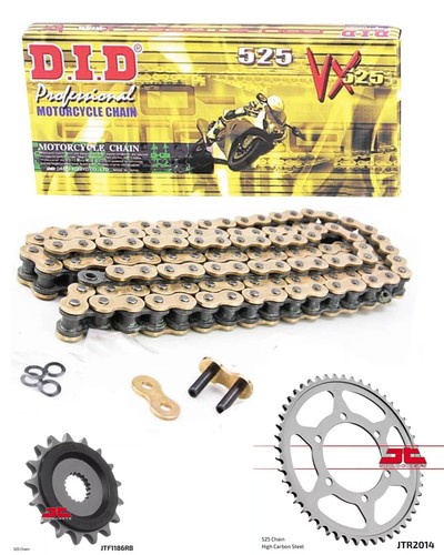 Kit pignone catena - catena, x-ring