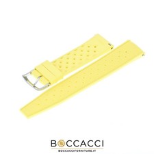 TROPIC Cinturino in Silicone 20mm Tropic Giallo , Easy-Fit (NUOVO)