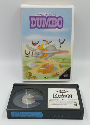 Walt disney dumbo betamax - betamax, the