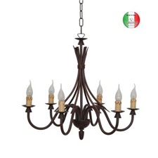 Lampadario a sospensione ferro