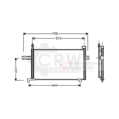 Condensatore climatizzatore - condensatore,