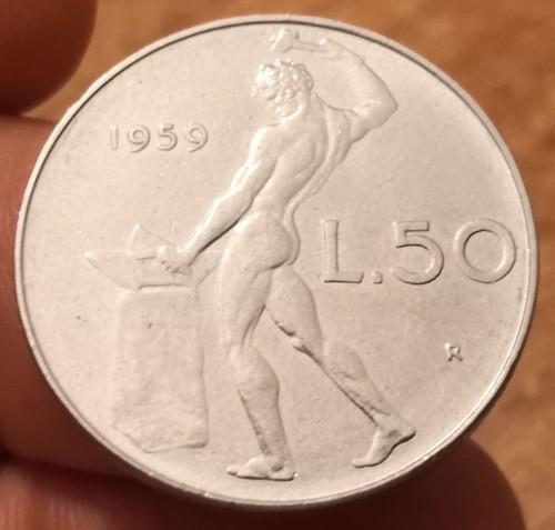Moneta lire 1959 - lire, italia