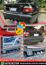 🔥ART.0116  DIFFUSORE ADATTO PER BMW SERIE 5 E39 NERO LUCIDO🔥