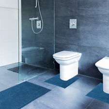 TAPPETO BAGNO SET 3 PEZZI IN SPUGNA ANTISCIVOLO SANITARI LAVANDINO WATER BIDET