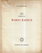 20 disegni di Mario Radice. . Franco Russoli. 1962. .