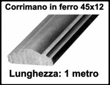 barra in ferro corrimano pieno
