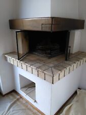 Anima caminetto a legna marca Piazzetta, dimensioni 55x55x130 cm,  35mq