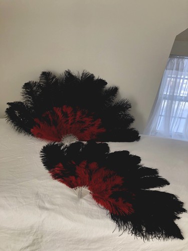 Nuovi ventagli burlesque piuma - ventagli,