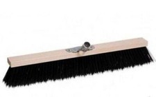 SCOPA SPAZZOLONE INDUSTRIALE CON SETOLE NYLON RIGIDE CM 60 X 8 FERR 135894