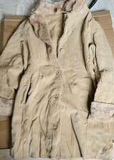 Giaccone in finto montone tg 50 va bene per taglie inferiori colore beige