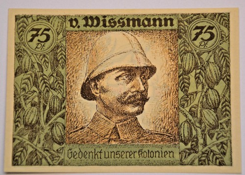 Von wissmann notgeld colonie - wissmann,