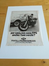 FPS Fratelli Pedrini Sarezzo Cerchi lega MOTO GUZZI pubblicità originale 1978