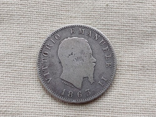 Italia 1863 argento lira - argento, 1