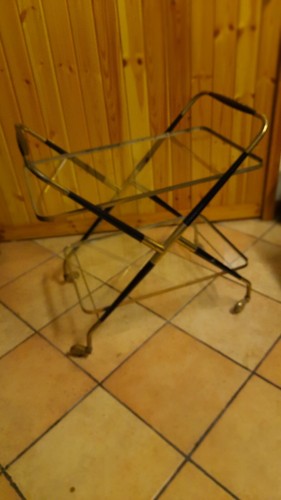 Carrello vintage legno - vintage,
