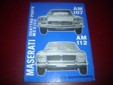 MASERATI LIBRETTO USO E
