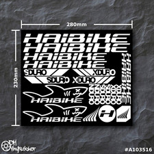 Haibike V2 Set Adesivi Bianco