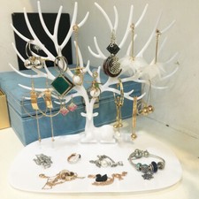 Deer Tree Jewelry Stand Display Organizer Necklace Earring Ring Holder Show Rack