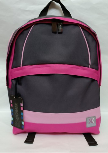 Zaino comix grigio con pink - zaino,