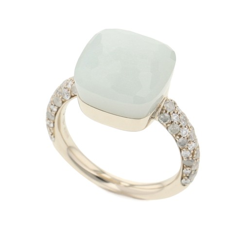 Maxi anello pomellato nudo - maxi,