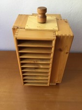 PORTA MUSICASSETTE LEGNO GIREVOLE 40 CASSETTE