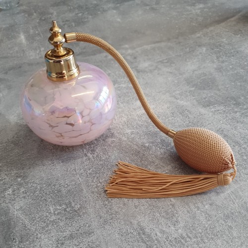 Vintage pink perfume bottle - vintage,