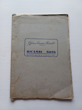 Rizzato catalogo ricambi aftermarket 1957 per Moto Guzzi 65-73-Cardellino
