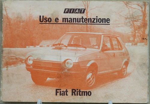 Libretto uso manutenzione - libretto, fiat