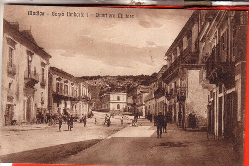 Cartolina modica fp non - cartolina,