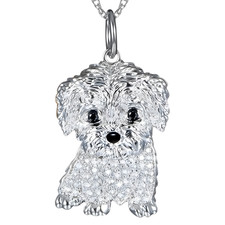 Collana con ciondolo cane