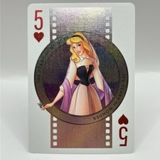 Carte da gioco Princess Aurora Bicycle Disney edizione limitata 100° anniversario