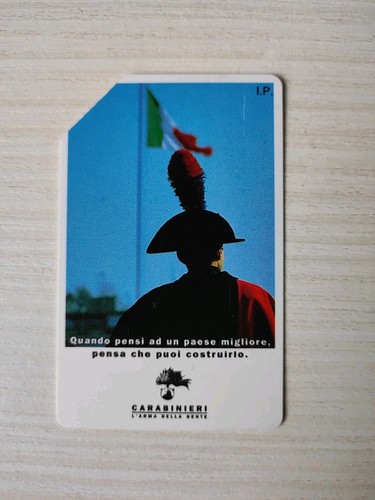 Scheda telefonica carabinieri - scheda,