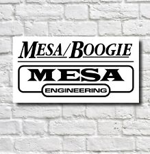 Targa insegna da parete MESA BOOGIE AMPS retrò musica acustica studio sala sessioni negozio
