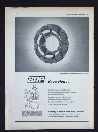 Original 1963 advert burnley - 1963,