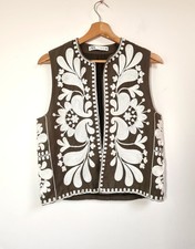 Gilet Zara ricamato taglia M