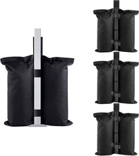 4 Pezzi Pesi Gazebo Tessuto