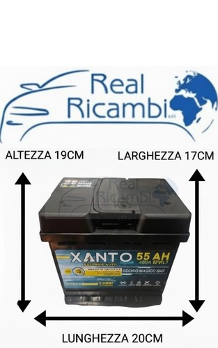 Batteria avviamento 55ah 480a - batteria,