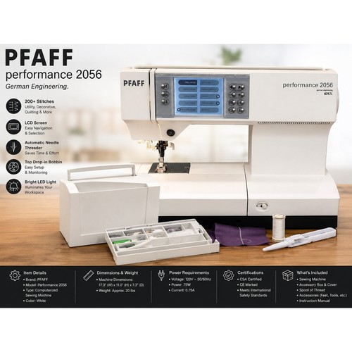 Pfaff performance 2056 - performance,