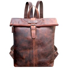 Zaino in pelle Porta PC 15.6"