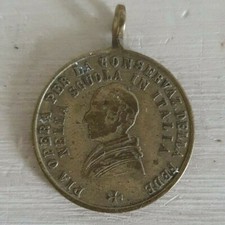 Leone XIII Medaglia in ottone MB e San Giuseppe 