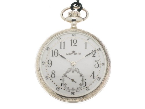 Lorenz orologio tasca argento