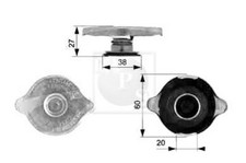 Tappo radiatore PER Nissan