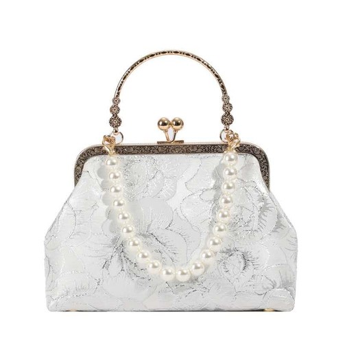 Pochette broccato seta - in,