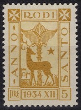 COLONIE EGEO 1935 ANNO SANTO 5