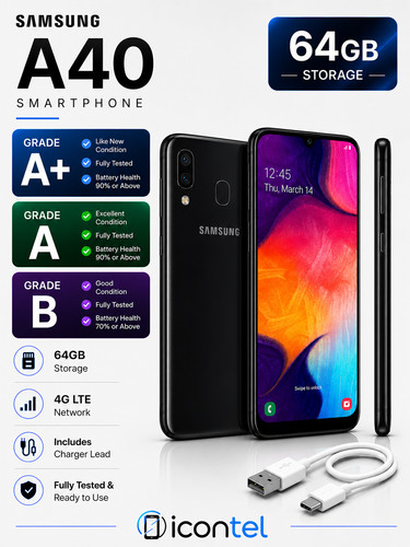 Samsung galaxy a40 nero - a40, 64