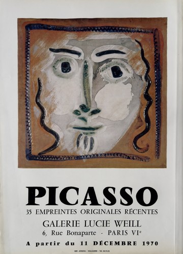 Pablo picasso vintage poster - pablo,