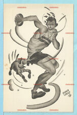 cartolina Campionati Nazionali Giovani Fascisti Lancio d. disco Bari 2-6/9/1934