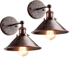 2 Pezzi Lampade Da Parete
