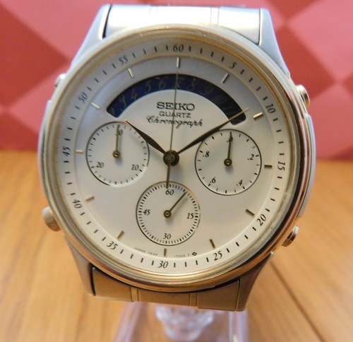 Seiko 7a34 7000 cronografo - seiko,
