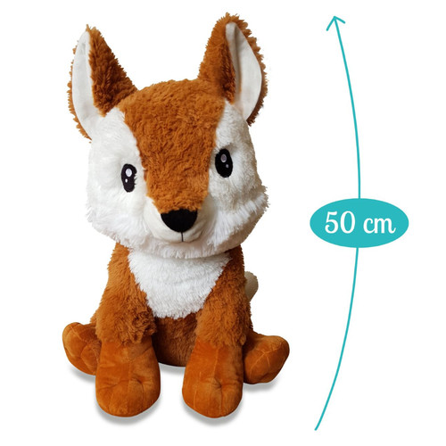 Peluche volpe gaspard - peluche, morbido