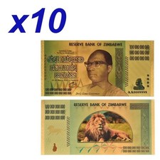 Lotto di banconote d'oro da